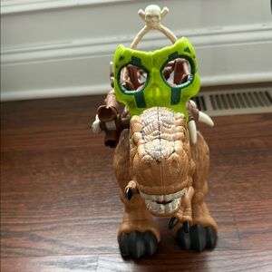 Dinosaur Toy with Green Mask